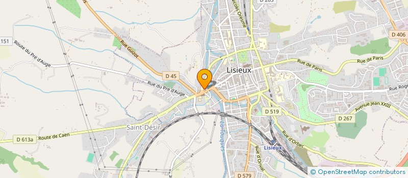 localisation de l'entreprise MADAME JOCELYNE HACHET  LISIEUX