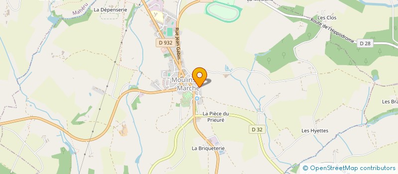 localisation de l'entreprise MADAME JOCELYNE HALLOCHE à MOULINS-LA-MARCHE