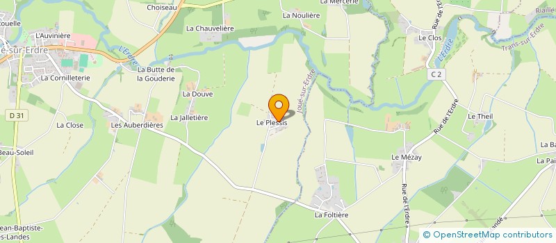 localisation de l'entreprise MADAME JOCELYNE HAROUET  JOUE-SUR-ERDRE