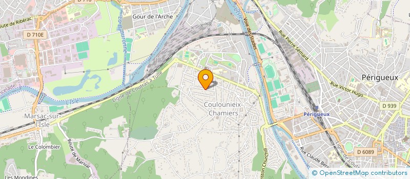 localisation de l'entreprise MADAME JOCELYNE HAUPAIS à COULOUNIEIX-CHAMIERS