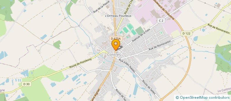 localisation de l'entreprise MADAME JOCELYNE HENTRY à LE CONTROIS-EN-SOLOGNE