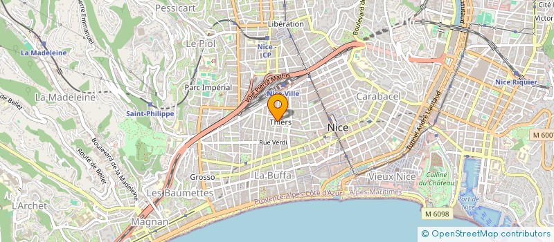 localisation de l'entreprise MADAME JOCELYNE HORNY à NICE