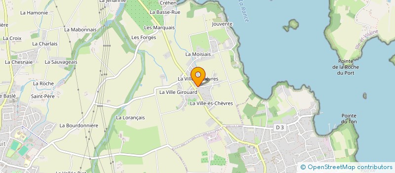 localisation de l'entreprise MADAME JOCELYNE HUE  PLEURTUIT