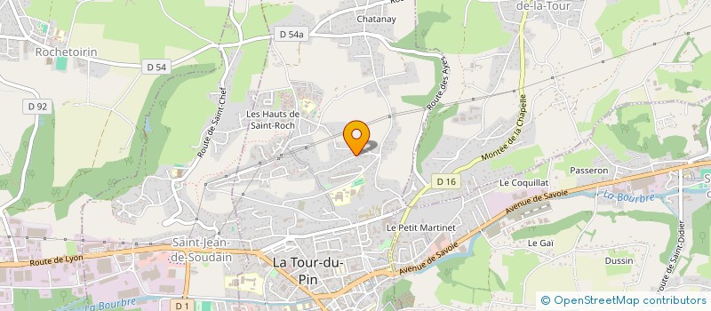 localisation de l'entreprise MADAME JOCELYNE JARGOT  LA TOUR-DU-PIN