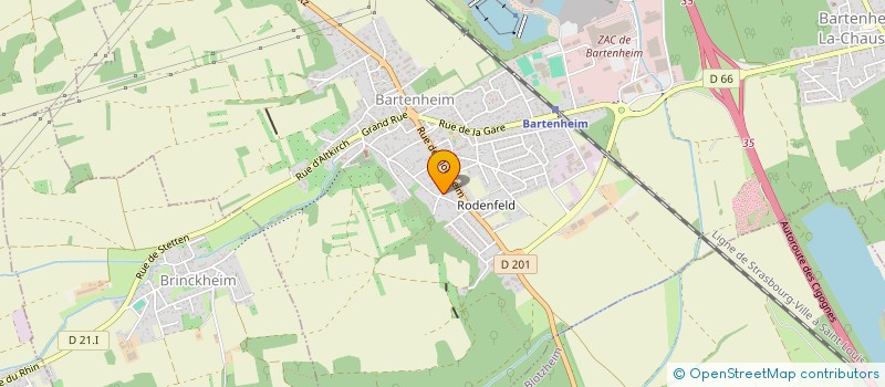 localisation de l'entreprise MADAME JOCELYNE JERMANN  BARTENHEIM