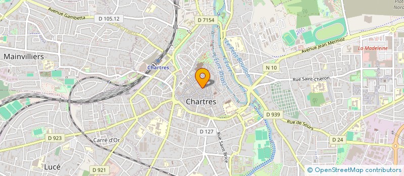 localisation de l'entreprise MADAME JOCELYNE JOUANNET à CHARTRES