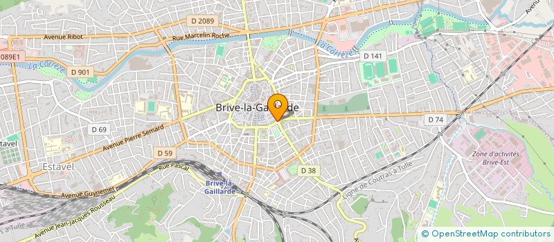 localisation de l'entreprise MADAME JOCELYNE KALFA  BRIVE-LA-GAILLARDE