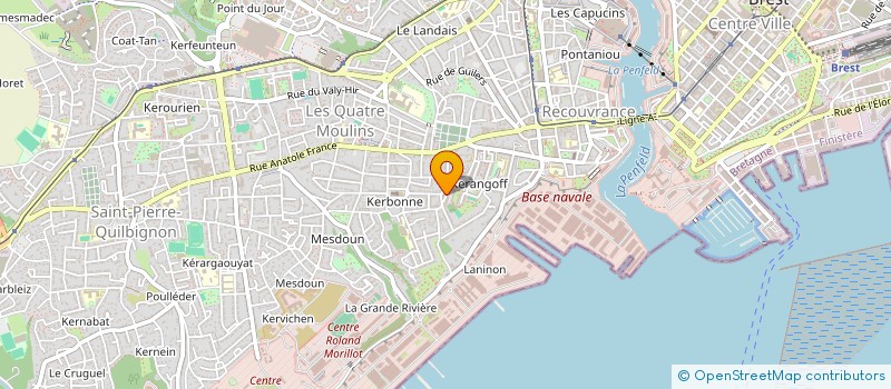 localisation de l'entreprise MADAME JOCELYNE KERDRAON à BREST