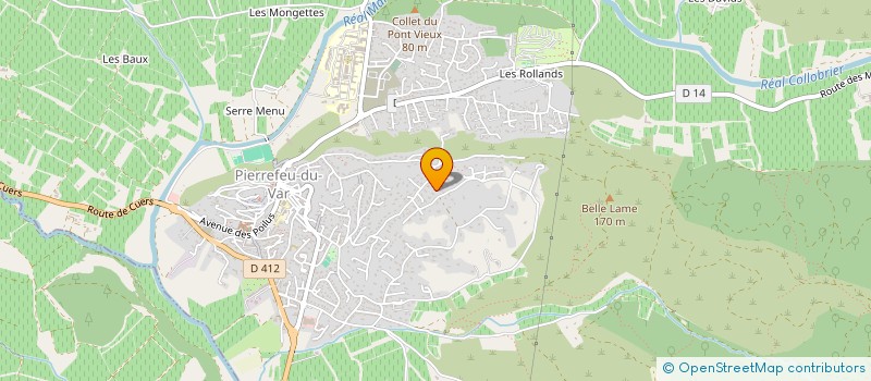 localisation de l'entreprise MADAME JOCELYNE KERVELLA à PIERREFEU-DU-VAR