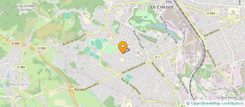 localisation de l'entreprise MADAME JOCELYNE LABAUNE à SAINT SERNIN DU BOIS