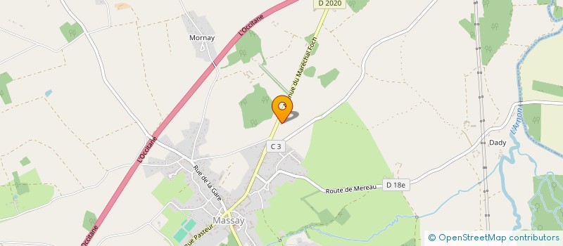 localisation de l'entreprise MADAME JOCELYNE LABBE  MASSAY