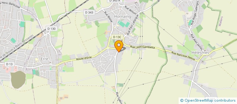 localisation de l'entreprise MADAME JOCELYNE LABBE  HORNAING