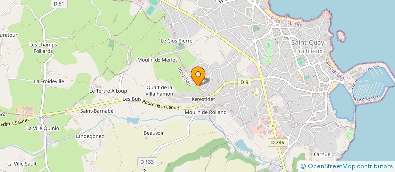 localisation de l'entreprise MADAME JOCELYNE LAFARGUE  PLOURHAN