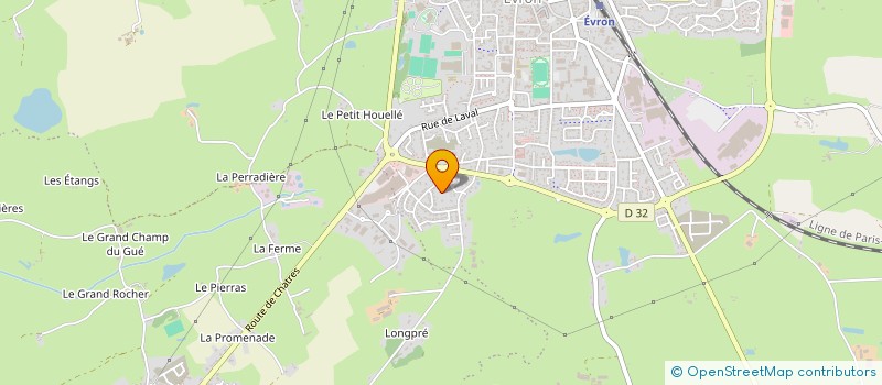 localisation de l'entreprise MADAME JOCELYNE LAMBERT  EVRON