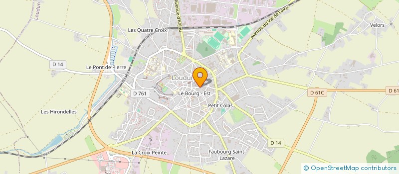 localisation de l'entreprise MADAME JOCELYNE LANGLOIS  LOUDUN