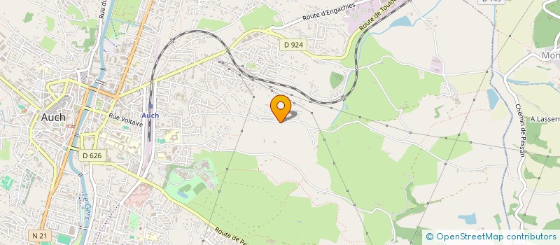 localisation de l'entreprise MADAME JOCELYNE LARRE  AUCH