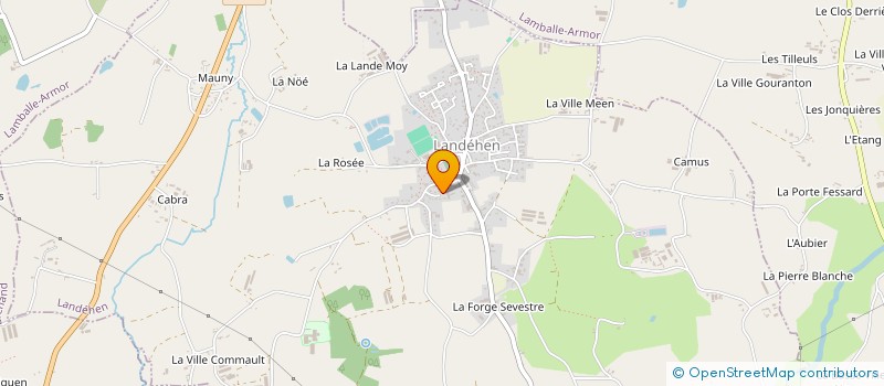 localisation de l'entreprise MADAME JOCELYNE LE CUN  LANDEHEN