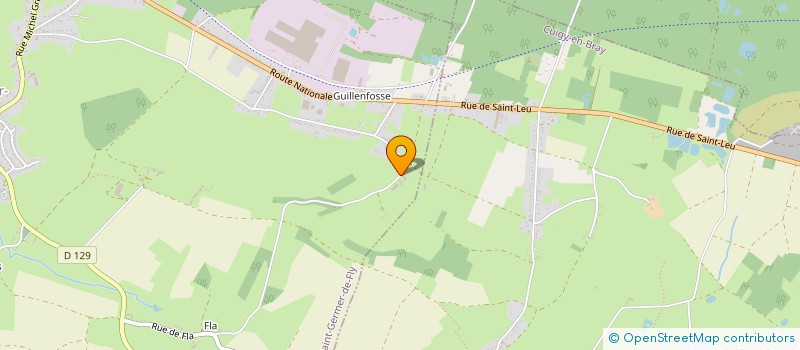 localisation de l'entreprise MADAME JOCELYNE LE GUERN  SAINT-GERMER-DE-FLY