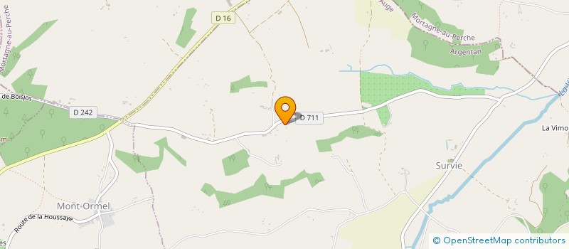 localisation de l'entreprise MADAME JOCELYNE LECHEVREL à GOUFFERN EN AUGE