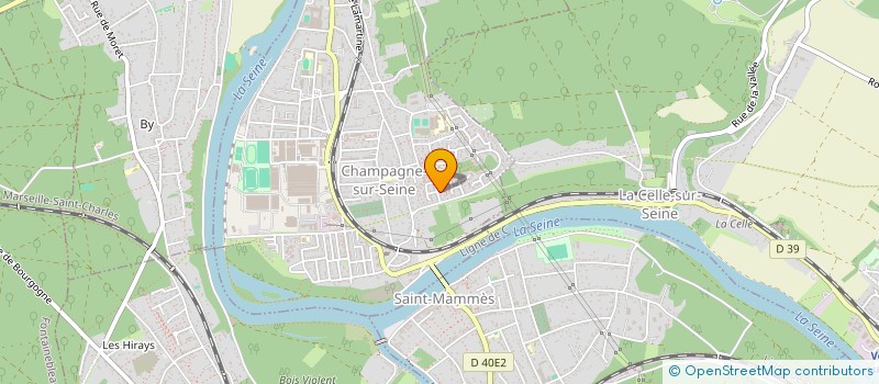 localisation de l'entreprise MADAME JOCELYNE LECLERCQ  CHAMPAGNE-SUR-SEINE