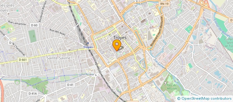 localisation de l'entreprise MADAME JOCELYNE LECOINTRE à TROYES