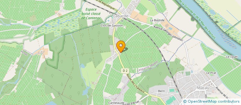 localisation de l'entreprise MADAME JOCELYNE LEGLISE  ARSAC