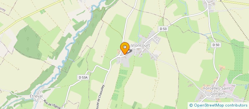 localisation de l'entreprise MADAME JOCELYNE LEMAIRE  VRONCOURT