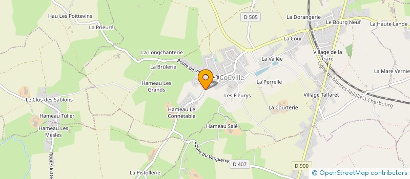 localisation de l'entreprise MADAME JOCELYNE LEMENAND  COUVILLE