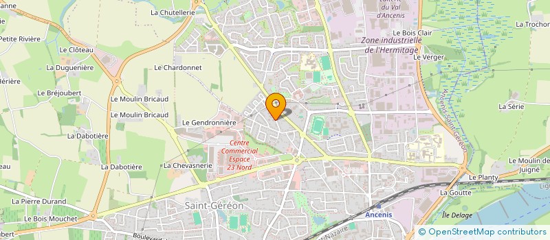 localisation de l'entreprise MADAME JOCELYNE LEVEAUX  ANCENIS-SAINT-GEREON