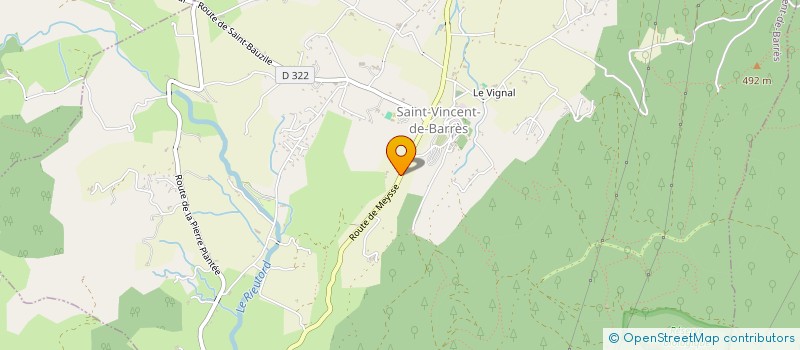 localisation de l'entreprise MADAME JOCELYNE LEVEQUE  SAINT-VINCENT-DE-BARRES