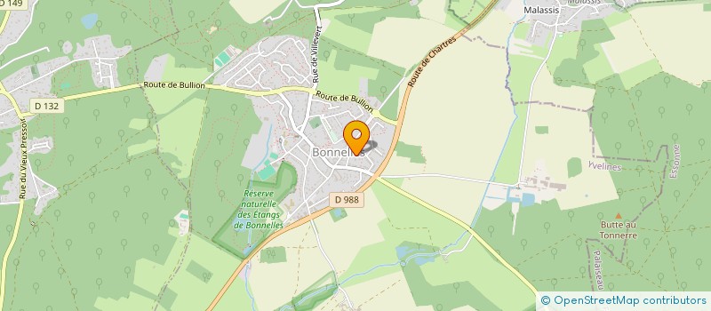 localisation de l'entreprise MADAME JOCELYNE LEVEZIELLE  BONNELLES