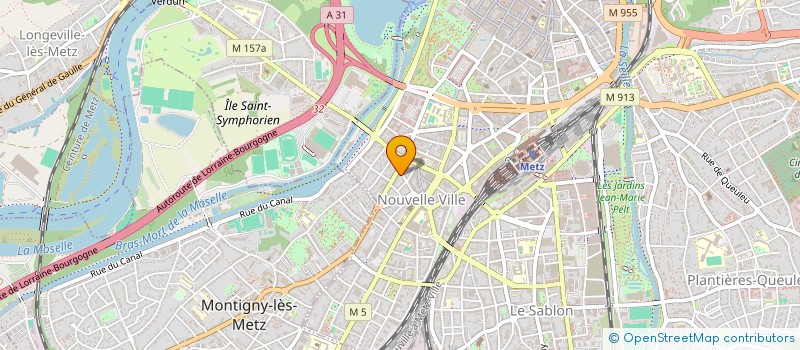 localisation de l'entreprise MADAME JOCELYNE LINK  METZ