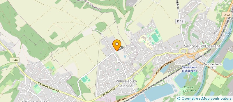 localisation de l'entreprise MADAME JOCELYNE LLORET à VILLERS-SOUS-SAINT-LEU