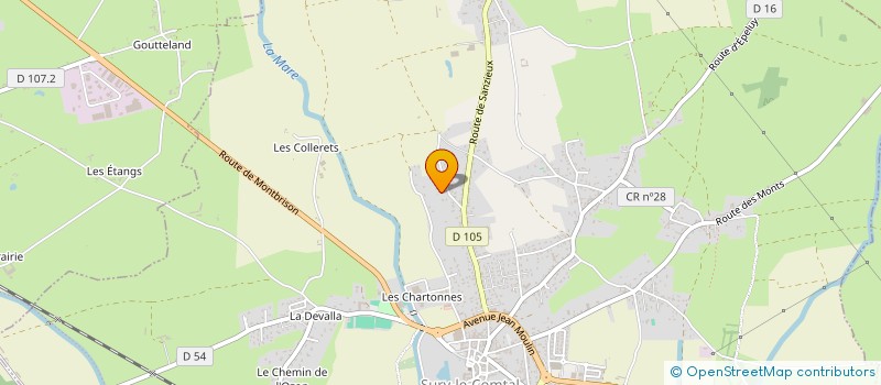 localisation de l'entreprise MADAME JOCELYNE LORENTZ à SURY-LE-COMTAL