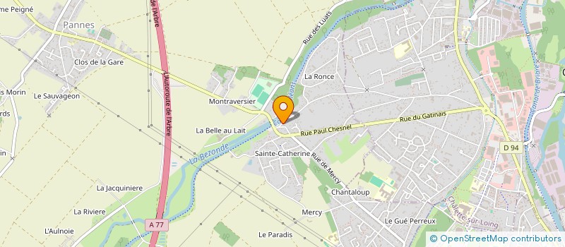 localisation de l'entreprise MADAME JOCELYNE LUBAC à PANNES
