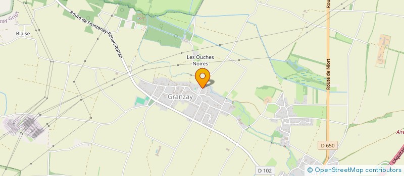 localisation de l'entreprise MADAME JOCELYNE LUCAS  GRANZAY-GRIPT