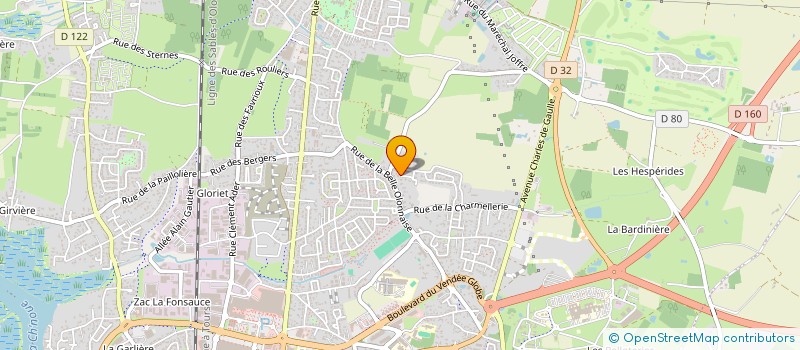 localisation de l'entreprise MADAME JOCELYNE LUZU  LES SABLES D'OLONNE