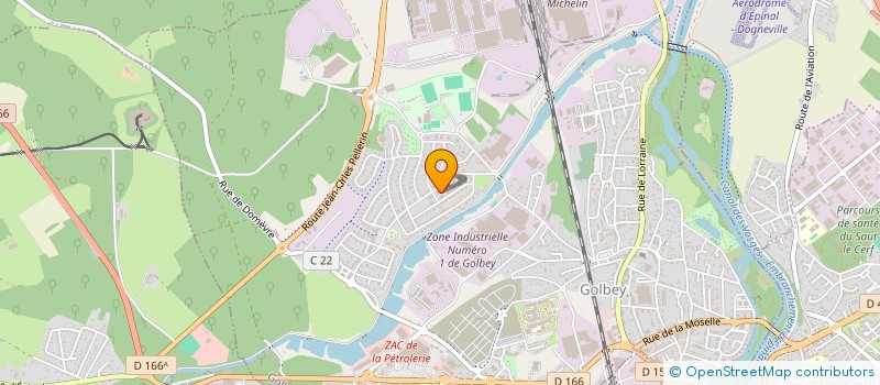 localisation de l'entreprise MADAME JOCELYNE M'BOUERI  GOLBEY