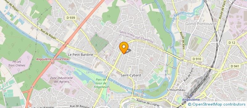 localisation de l'entreprise MADAME JOCELYNE MARAIS à ANGOULEME