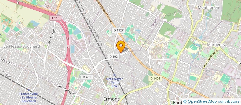 localisation de l'entreprise MADAME JOCELYNE MARIE AKNINE à SAINT-PRIX