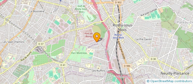 localisation de l'entreprise MADAME JOCELYNE MARTIN à MONTREUIL