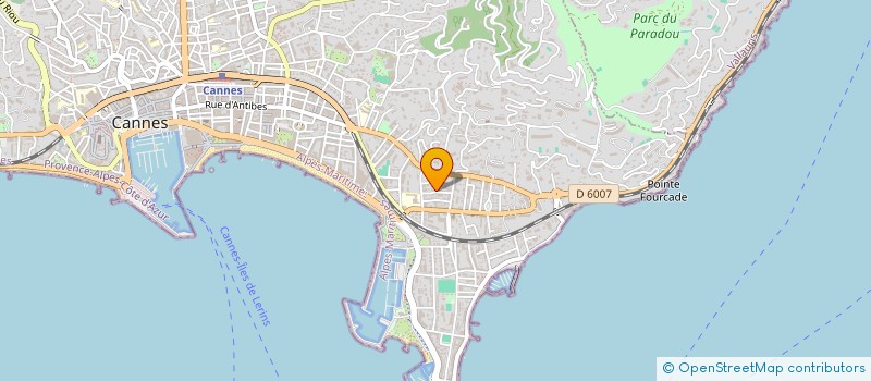 localisation de l'entreprise MADAME JOCELYNE MARTIN à CANNES