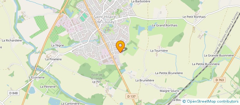 localisation de l'entreprise MADAME JOCELYNE MASSUYEAU à MONTAIGU-VENDEE