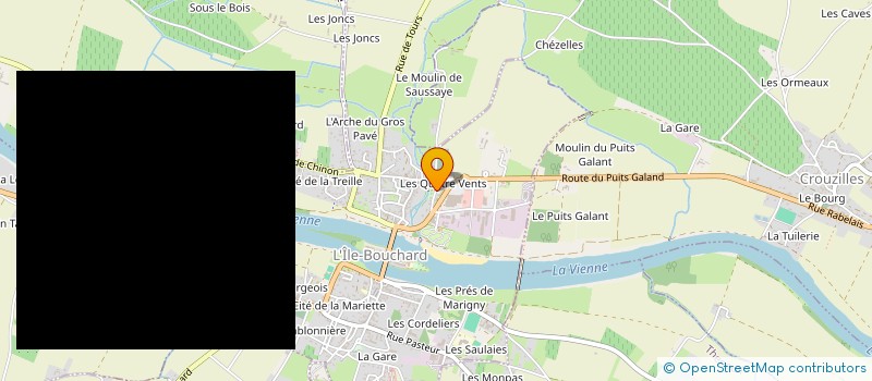 localisation de l'entreprise MADAME JOCELYNE MAUDUIT  L'ILE-BOUCHARD