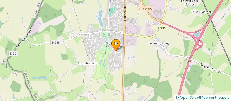 localisation de l'entreprise MADAME JOCELYNE MAZEL  ARCONNAY