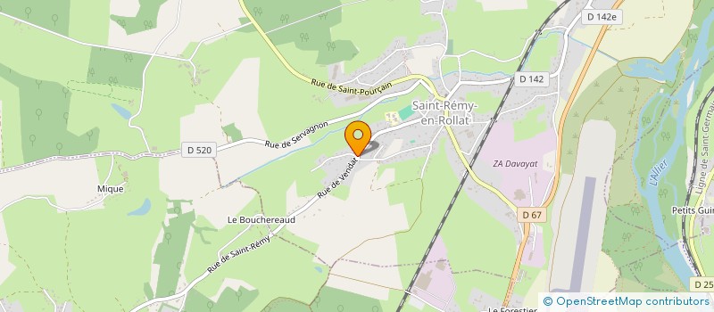 localisation de l'entreprise MADAME JOCELYNE MELIN  SAINT-REMY-EN-ROLLAT