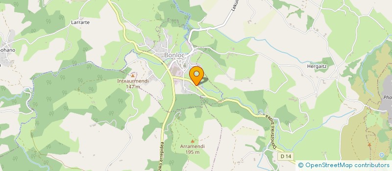 localisation de l'entreprise MADAME JOCELYNE MENDY  AYHERRE