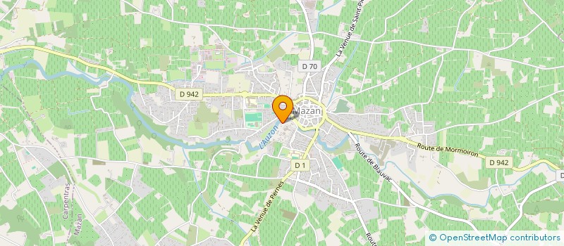 localisation de l'entreprise MADAME JOCELYNE MESNIL  MAZAN