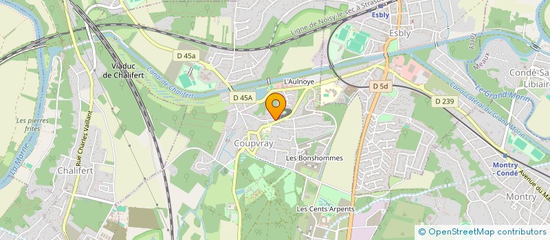 localisation de l'entreprise MADAME JOCELYNE MONSIEUR  COUPVRAY