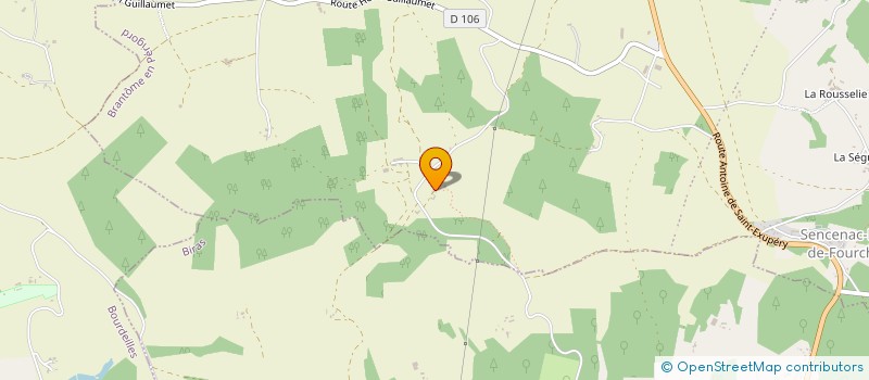 localisation de l'entreprise MADAME JOCELYNE MOREAU  BRANTOME EN PERIGORD